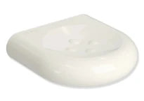 Hewi 477 porte-savon ,petit, sans trou d'écoulement, blanc pur
