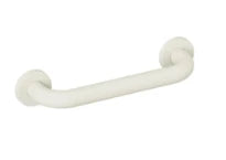 HEWI poignée de baignoire ,A=300,av. fix. rosace, ed. mat, blanc pur