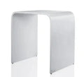 Huppe Acces siège de douche taille M 250 x 350 x 400 mm - blanc mat