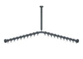 HEWI supp.fixé plafond ,A=500,BM214, edition mat, gris anthracite