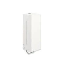 HEWI zeepdispenser, manueel,gepoedercoat mat wit