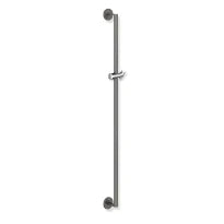 HEWI barre d.douche , Ø25,L=1100mm, poudre, gris foncé mat/chr