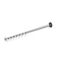 HEWI tringle à rideau , Ø25 L=1000mm, 10 anneaux, chromé