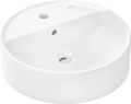 Hansgrohe Xuniva S vasque à poser 450 x 450 mm - blanc - avec trou robinetterie - avec trop-plein