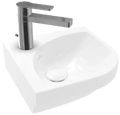 Villeroy & Boch Subway 3.0 lave-mains 320 x 320 mm - blanc - avec trou de robinetterie - sans trop-plein