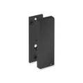 HEWI plaque d. mont. av.cache,barre relevables 900.., noir mat/noir mat