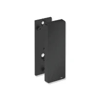 HEWI plaque d. mont. av.cache,barre relevables 900.., noir mat/noir mat