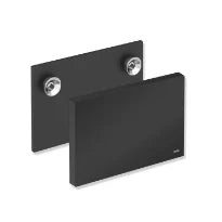HEWI plaque de mont. av.cache ,siège mobile S900, noir mat/noir mat