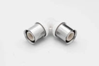 RIIFO Multi raccord à sertir en PPSU Té coude 90° FF 20 x 20 mm