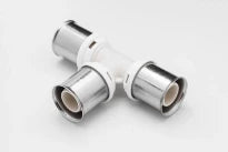 RIIFO Multi raccord à sertir en PPSU Té FFF 16 x 16 x 16 mm