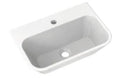 Hewi Kids lavabo 510 x 350 mm - blanc alpin - avec trou de robinet - sans trop-plein