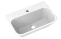 Hewi Kids lavabo 510 x 350 mm - blanc alpin - avec trou de robinet - sans trop-plein