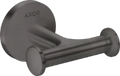 Axor Universal Circular crochet double - Chrome noir brossé