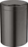 Axor Universal Circular poubelle - Chrome noir brossé