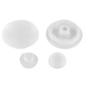 IDEAL STANDARD Acc. WC Tizio Butées abattant K701501  Blanc brillant