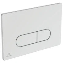 IDEAL STANDARD Oleas M1 plaque de commande 2F commande mechanique angles arrondis  chromé