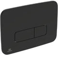 Ideal Standard Oleas M3 plaque de commande 2F commande mécanique angles arrondis Noir