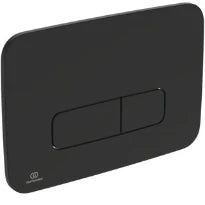 Ideal Standard Oleas M3 plaque de commande 2F commande mécanique angles arrondis Noir