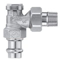 Heimeier Regutec voetventiel haaks Viega pers 1/2" x 15mm