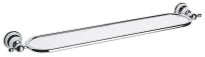 TABLETTE INDA RAFFAELLA 72 - CM chromé avec supports