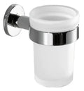 PORTE VERRE INDA TOUCH chromé verre satine