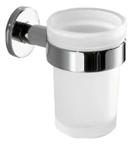 PORTE VERRE INDA TOUCH chromé verre satine