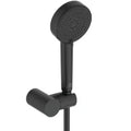 Ideal Standard IdealRain douchette 100 mm - 2 jet - avec support mural - flexible 1/2 x 1250 mm - noir mat