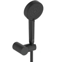 Ideal Standard IdealRain douchette 100 mm - 2 jet - avec support mural - flexible 1/2 x 1250 mm - noir mat