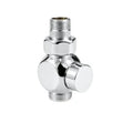 Jaga Deco vanne retour vent. droite 1/2 x M24 - chromé