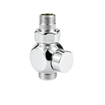 Jaga Deco vanne retour vent. droite 1/2 x M24 - chromé