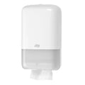 DISTRIBUTEUR PAPIER TOILETTE TORK T3 blanc synthetique 0/10 bar papier plié