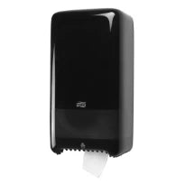 DISTRIBUTEUR PAPIER TOILETTE TORK T6 noir synthetique twin mid size