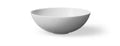 Looox Ceramic Round lavabo à poser rond 400 mm - blanc mat - céramique - sans trou de robinet - sans trop-plein