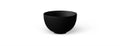 Looox Ceramic Round Small lavabo à poser rond 230 mm - noir mat - céramique - sans trou de robinet - sans trop-plein