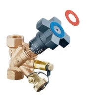 SBK Komfort VTR stranginregelafsluiter PN 25 DN40 6/4", meetafsl.+vul/aftapkr.