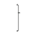 Normbau Inox Care Barre avec support de douchette 2053160, a = 1100 mm, Inox 009