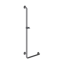 Normbau Inox Care Poignée de sécurité avec support de douchette 2055050, 500 x 1200 mm, gauche, Inox 009