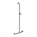 Normbau Inox Care Main courante de maintien avec support de douchette 2062410, 500 x 1200 mm, Inox 009