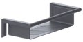 Normbau Console, fixation murale, 338 x 150 x 80 mm, Cavere® anthracite métallisé 095