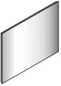 Sleurs Ben miroir sur cadre alu 600 x 700 x 28 mm - interrupteur (au milieu)