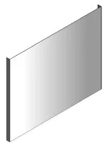 Sleurs Paul miroir avec cadre 700 x 700 x 35 mm - noir - avec sensor