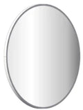 Sleurs Round miroir avec cadre 1000 x 30 mm - blanc
