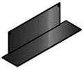 Sleurs Acces tablette sous miroir 250 mm - noir
