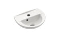 Procasa Normus 2.0 lave-mains 360 x 260 x 145 mm - blanc - avec trou de robinet - avec trop-plein
