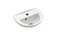 Procasa Normus 2.0 lave-mains 360 x 260 x 145 mm - blanc - avec trou de robinet - avec trop-plein