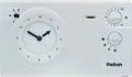 Theben RAM 722 thermostat à horloge analogique avec programme journalier/hebdomadaire - tension du réseau 230V - blanc