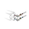 Jaga kit 226 - Raccordement avec 2 vannes de retour équerre - EK3/4 - raccords bicônes EK3/4 x 15/1 mm