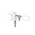 Jaga kit 282 - raccordement vers le sol - départ à l'extérieur - règlement de débit automatique - EK3/4 - Tête de vanne manuelle - raccords bicônes EK3/4 x 20/2 VPE/ALU